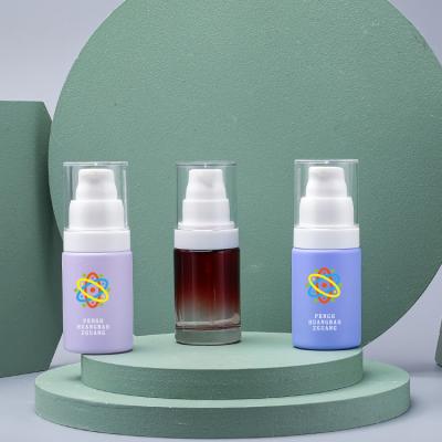 30ml 20ml Custom color skincare packaging  lotion glass bottle pump wholesale