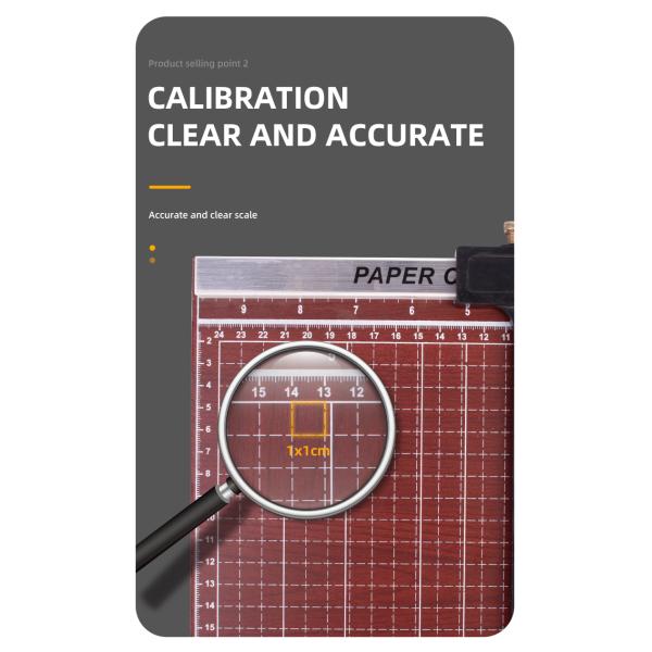 37 kg ZEQUAN A4 Tricotteur de papier à guillotine pour bureau, photo, carton, coupe-papier manuel