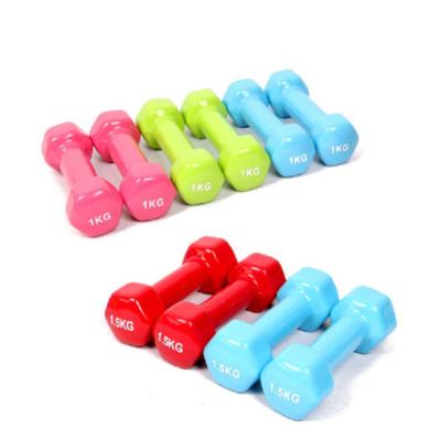 Cast Iron Rubber Hexagon Dumbbell Sets Kit 0.5KG 0.75KG 1KG 2KG 3KG