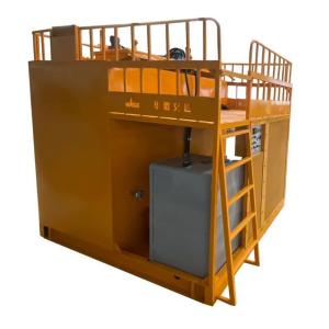 Préchauffage thermoplastique chaudière de marquage routier 2 réservoirs carburant diesel 5 tonnes 5000 kg Plaque de chauffage Matériau alliage d'aluminium