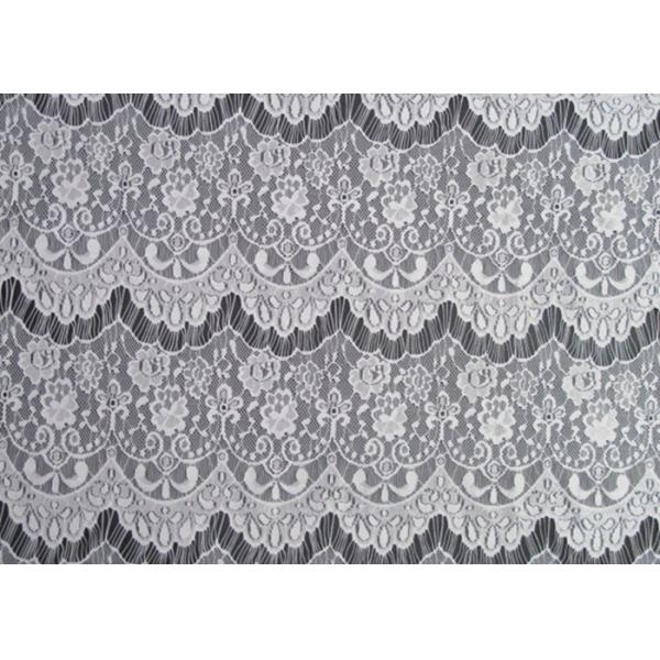 Jacquard Nylon Lace Fabric , 100% Nylon / 145cm Width CY-DN0002