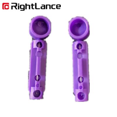 Sterilization Gamma Twist Cap Glucose Lancing Device Plastic Blood Lancet 25 Gauge