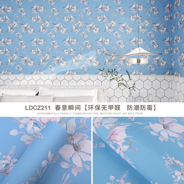 Waterproof Wallpaper Floral Wallpaper Sticker Peel And Stick Wallpaper Home Improvement