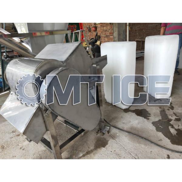 Customized Ice Crushing Machine 10 Tons Multipurpose For Seafood And Vegetables