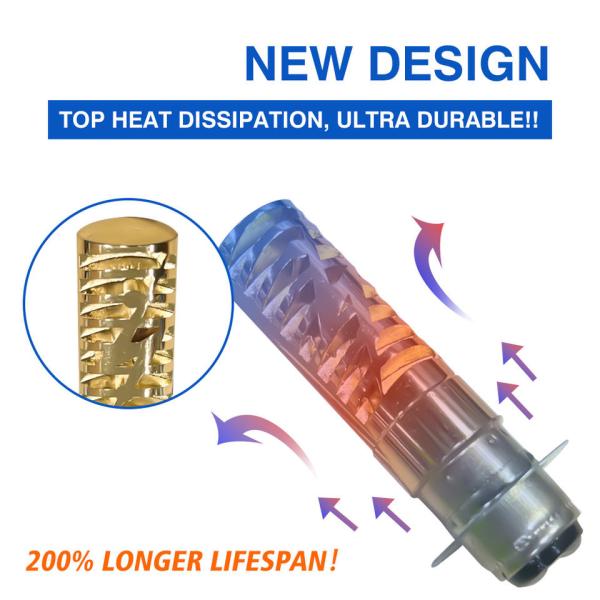 Янтарный мотоцикл светодиодный фары лампочка DC12V красный синий белый H4 светодиодный лампочка мотоцикл