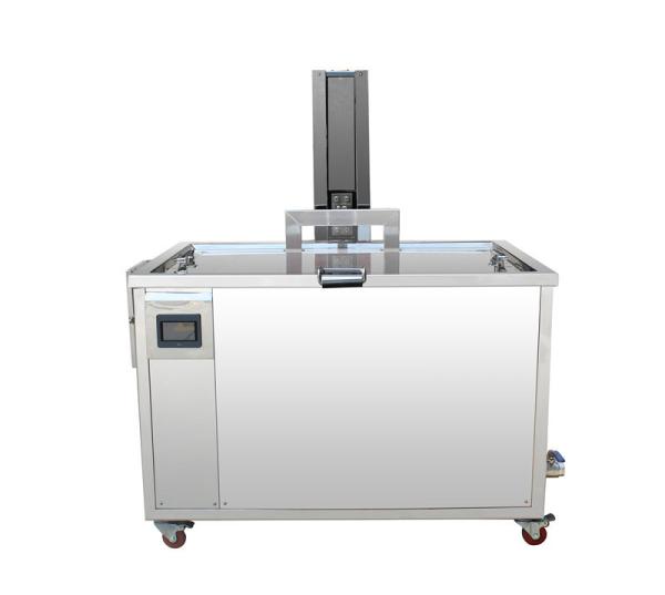 28Khz / 40 Khz Ultrasonic Automotive Parts Cleanere Oil Filtration And Pneumatic Lift