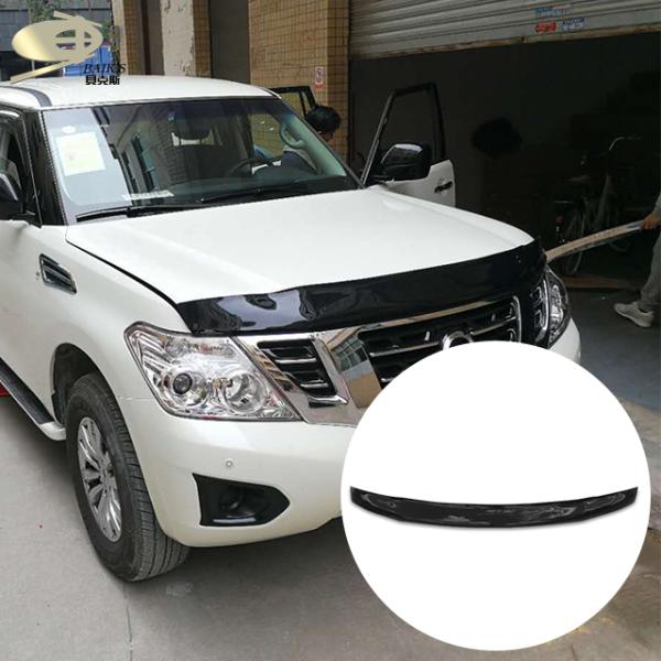 Clear Car Bonnet Guards For Nissan Patrol Y62 2010 Auto Bug Deflector