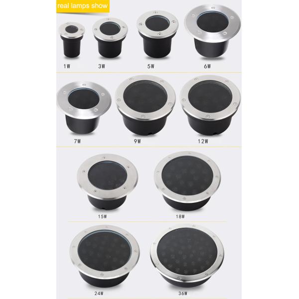 Underground light anti-glare LED outdoor waterproof lawn buried spot light square corner light with honeycomb louver