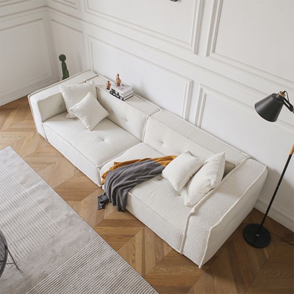 Modern Design Customize Size Cream Color Toast Sofa Couch Luxury Sectional Sofa for Living Room
