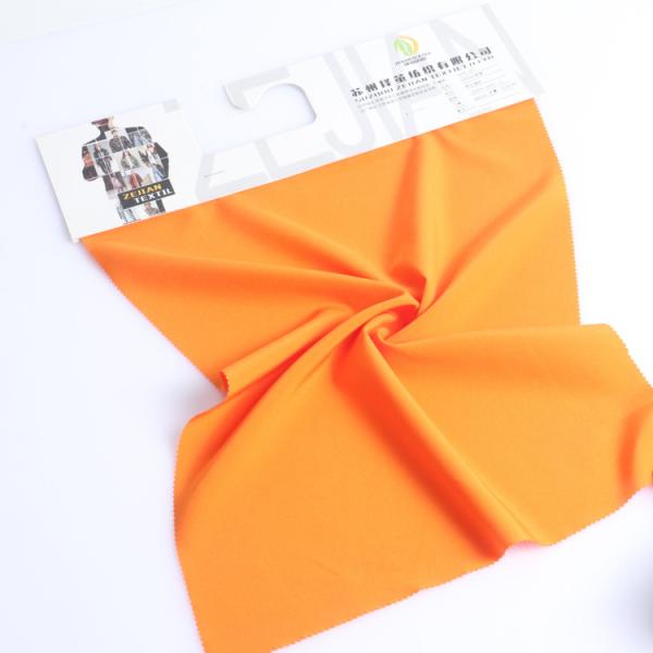 Soft Hand Feeling Custom recycled Fabric 75D Polyester Spandex for garment