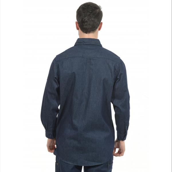 CFR Long Sleeve Denim Welding Shirt 280gsm CAT 2 UL Certificate