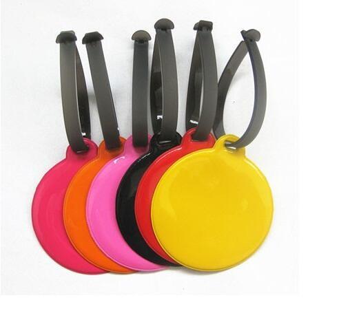 PU Leather Material Personalized Travel Luggage Tags For Kids