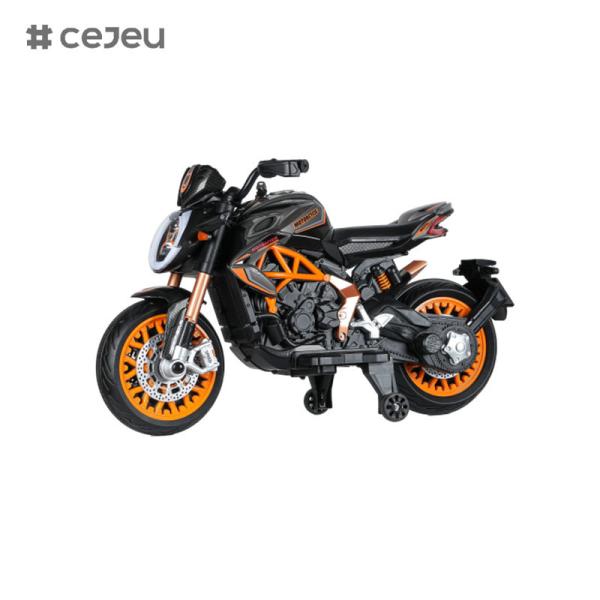 CJ-800RC Crianças montam uma motocicleta de 3 rodas 12V com bateria eléctrica de brinquedo4.5 bateria, acionamento único 550