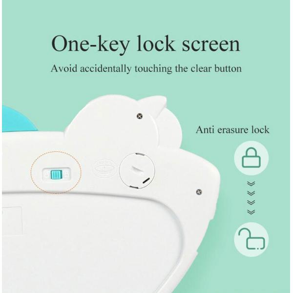 Age Range 2 to 4 Years Educational and Reusable LCD Writing Tablet for Preschoolers