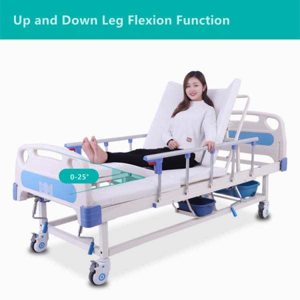 Steel Nursing Multifunctional Medical Patient Bed Turning Manual Medical Bed