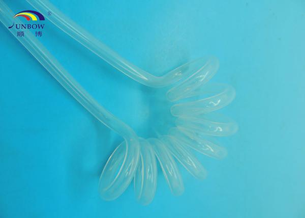 Fluoroplastic Spiral PFA Tube , Plastic Heat Resistant Tubing For Unity PFA Winding Tubing