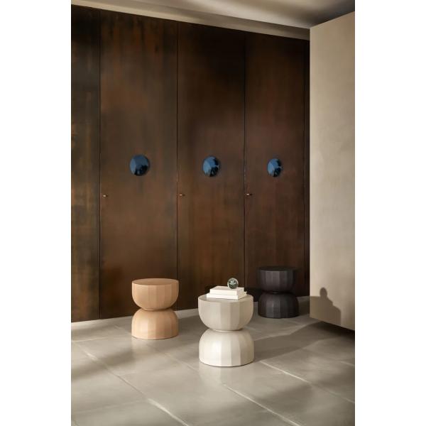 Creative Wooden Occasional Side Table Modern Hotel Accent Low Tables