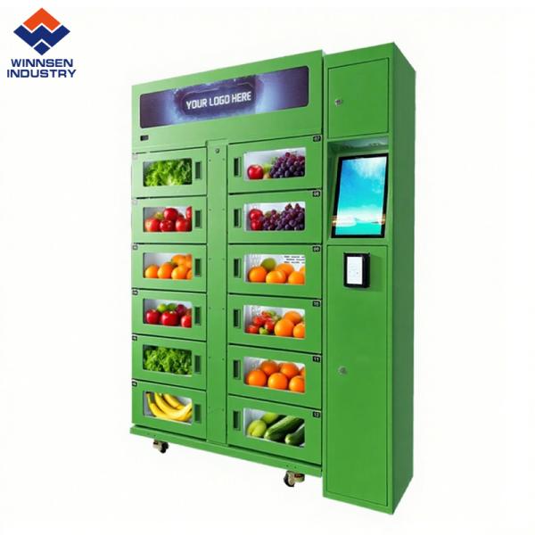 Commercial Frozen Food Locker 24/7 Stable Operation With Double Glass Window