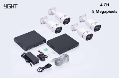 8MP 4CH Supraveghere POE Camera Kit Security System 4K UHD AI Powered