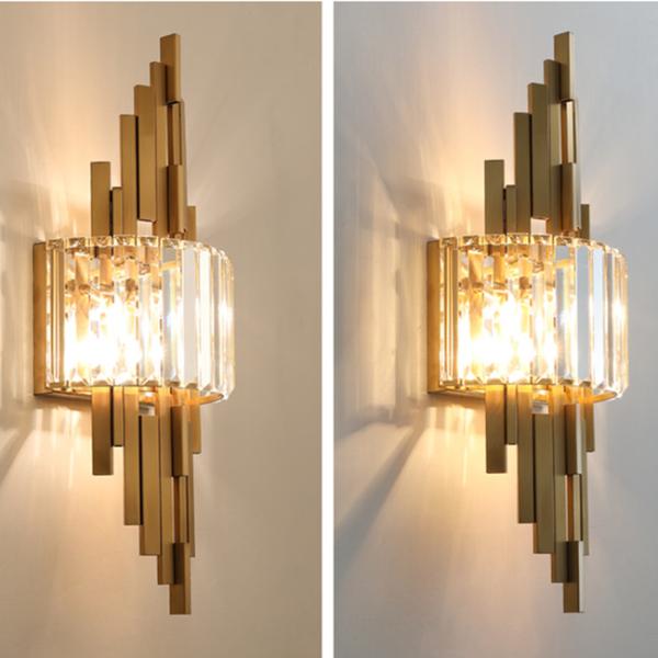 Подгонянное жилое свадьбы света стены Кристл нержавеющей стали современное