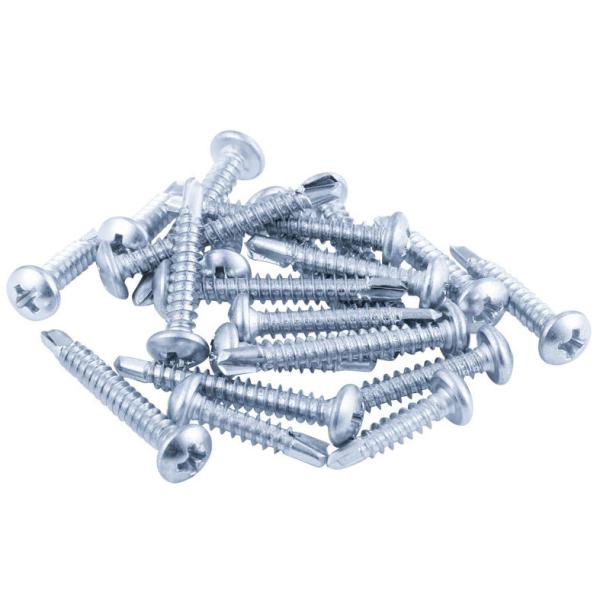 Zinc Plated Steel Pan Head Phillips Drive Self Drilling Screws DIN7504N