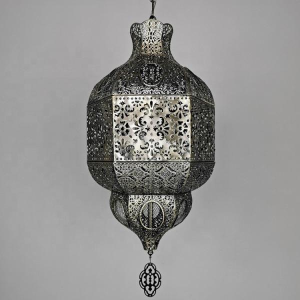 Classic Lamparas Arabe Marroqui Gantung Maroko Arab Etched Lighting(WH-DC-62)