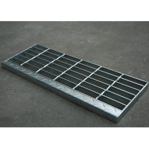 Anti Slip Bolted Fixing Galvanized Metal Stair Treads From Steel Grating Steps