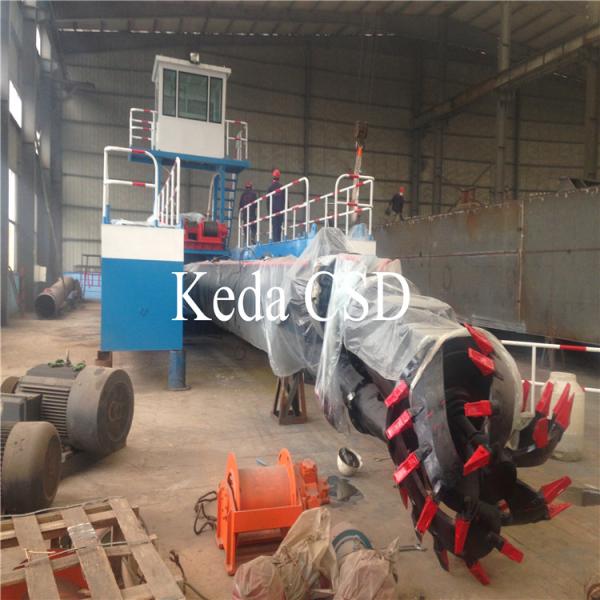 Diesel Engine Draft 1.3m Sand Dredger River Sand Mining machine