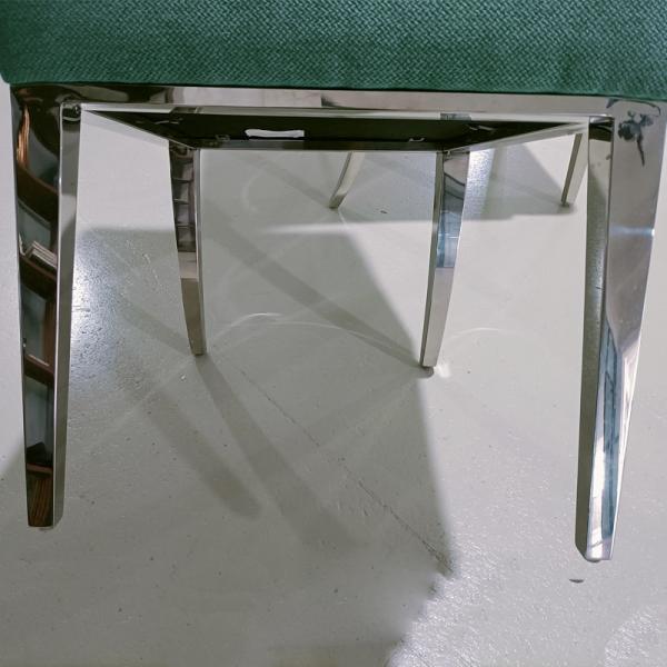 Gloss Lux Modern Upholstered Dining Chairs , Stylish High Back Fabric Dining Chairs