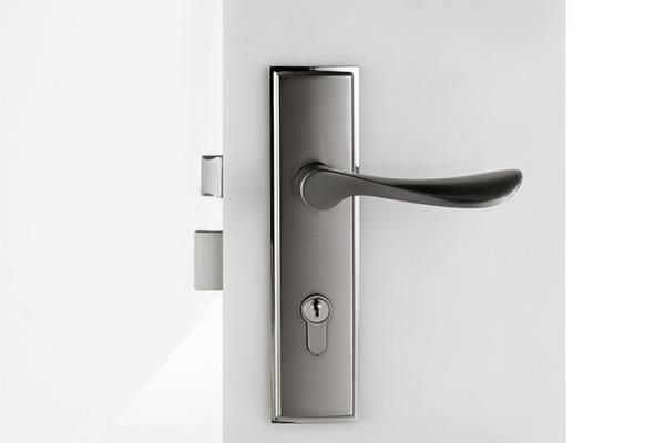 Satin Nickel Mortise Door Lock / Room Door Mortise Latch Lock Zinc Alloy