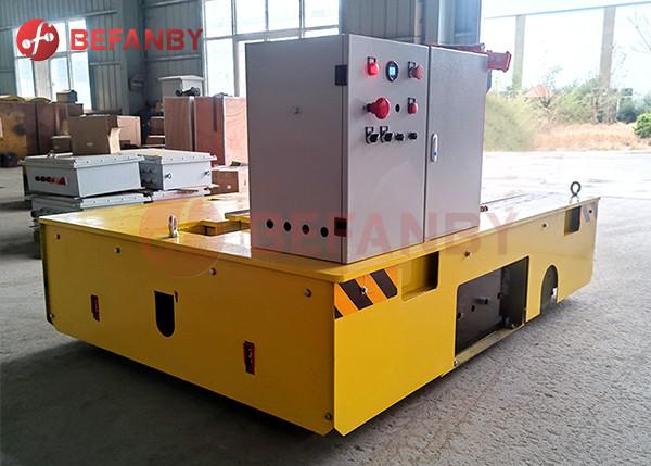 Electric Flatbed Cargo Trackless Transfer Cart 20T Heavy Duty Platform Trolley