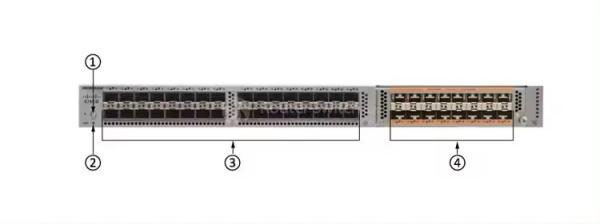 Nexus 5000 Series N5K-C5548UP-FA 32-Port 10GbE Switch with QoS SNMP LACP 2 Fans Bundle