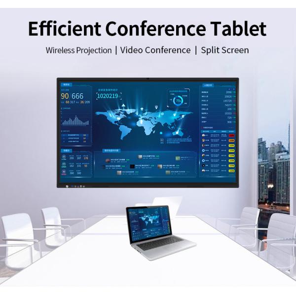 65-дюймовая сенсорная панель Smart Interactive 4k 4 ГБ ОЗУ 350 нит Макс. Яркость