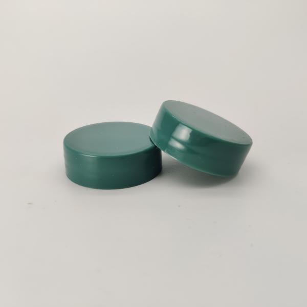 PP Smooth Wall 28mm Screw Cap , Cracks Impact Plastic Bottle Lid