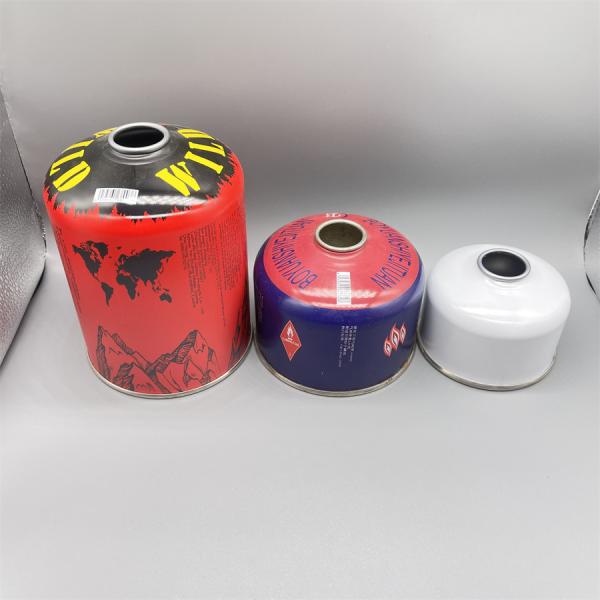 220g 450g Empty Screw Type Butane Gas Camping Cartridge