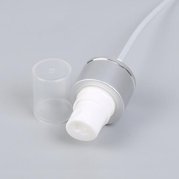 24/410 Silver/Black Fine Mist Sprayer Aluminium Perfume Atomizers Matte Silver