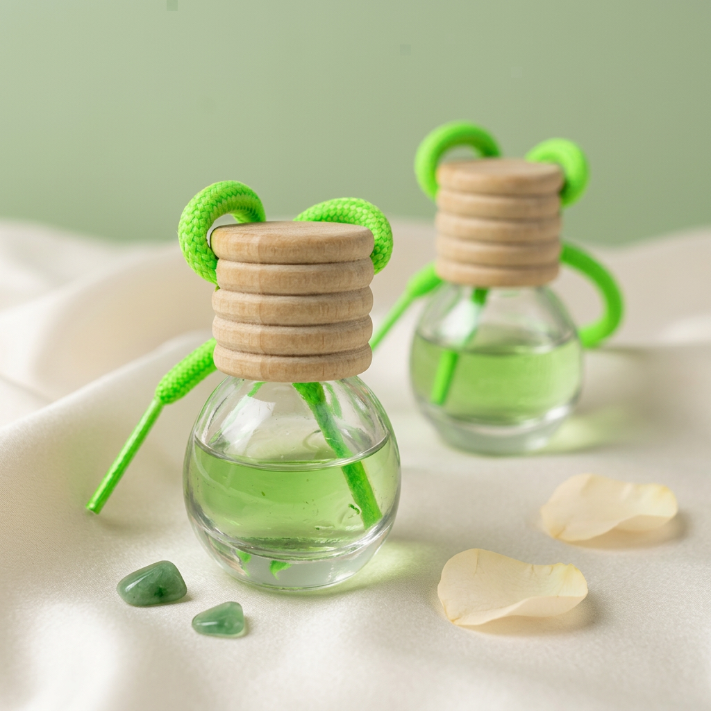 Anding 4ml Hanging Diffuser Bottle Automatic Diffuser Refill Mini Empty Glass Luxury Car Perfume Hanging Diffuser Bottle