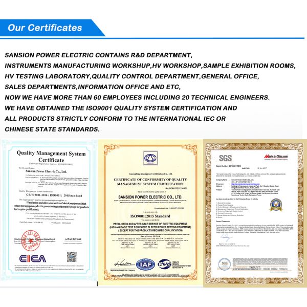 Hv Hipot Cable Variable Frequency AC Series Resonance Test System Hipot Device