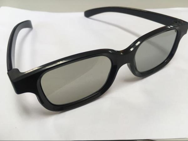 Reusable Plastic Circular Polarized 3D Glasses For Movie Theater With Anti Scratch Lens