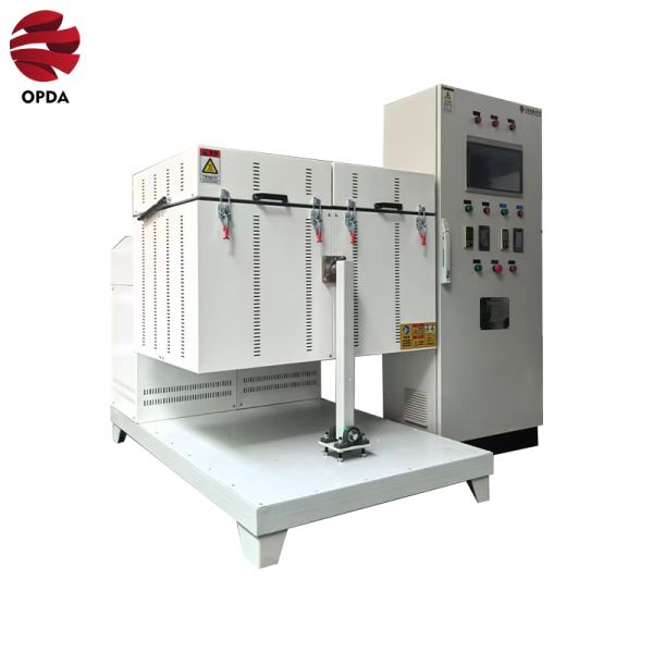 Fully Automated Lift Swing Rotary Furnaces High Efficiency Dynamic Calcination Powder Material Sintering