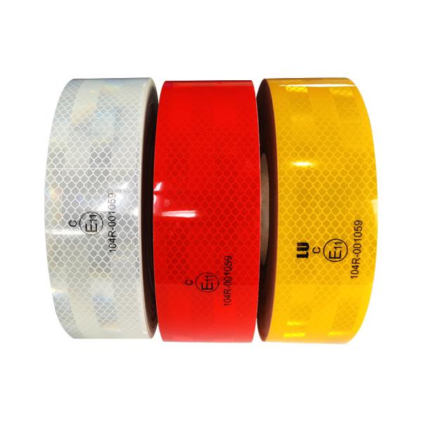 Водонепроницаемая отражательная лента безопасности шириной 2 дюйма длиной 150 футов красный, белый и желтый для грузовиков