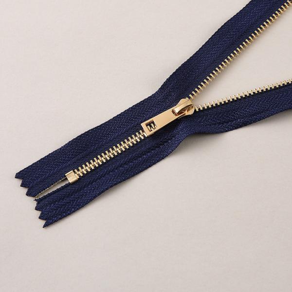 Weather Resistant #3 Metal Zippers Permanent Closed End Zippers