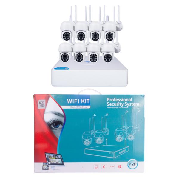 Камеры слежения H.265+ на открытом воздухе домашние, 4MP 8 камера купола канала