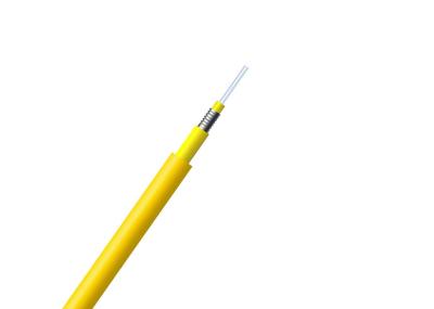 Indoor Simplex Duplex Fiber Cable Yellow Color For Communication Equipment