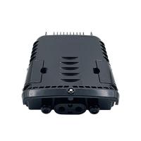 2 In 2 Out Black PC ABS Fiber Optic Distribution Box KEXINT FTTH IP65 Waterproof