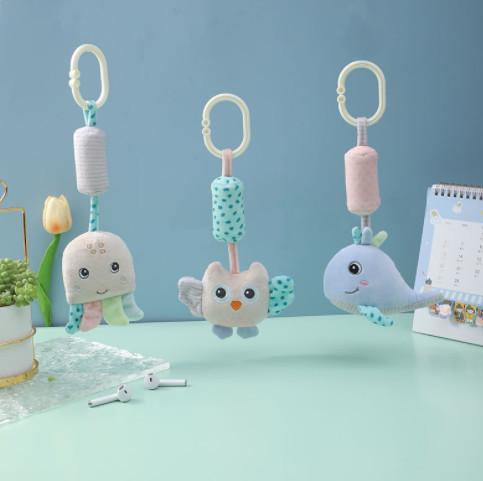 Educational Plush Toy Bedside Wind Chime For Baby Comforting