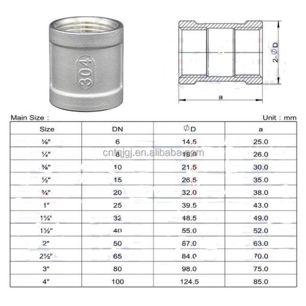 Casting Stainless Steel 304/316 1/2 NPT/BSP Female Thread 45 Elbow Pipe Fitting Connection Nipple for Homebrewing Technics