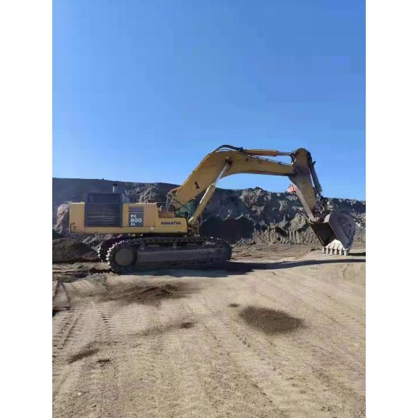 Excavadora de segunda mano Komatsu PC800 de 80 toneladas Excavadora de rastreo con cubos