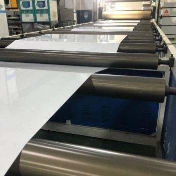 White PETG Sheet For Card Body Production Vicat Softening Point 76 /-2°C in smart PETG card industry