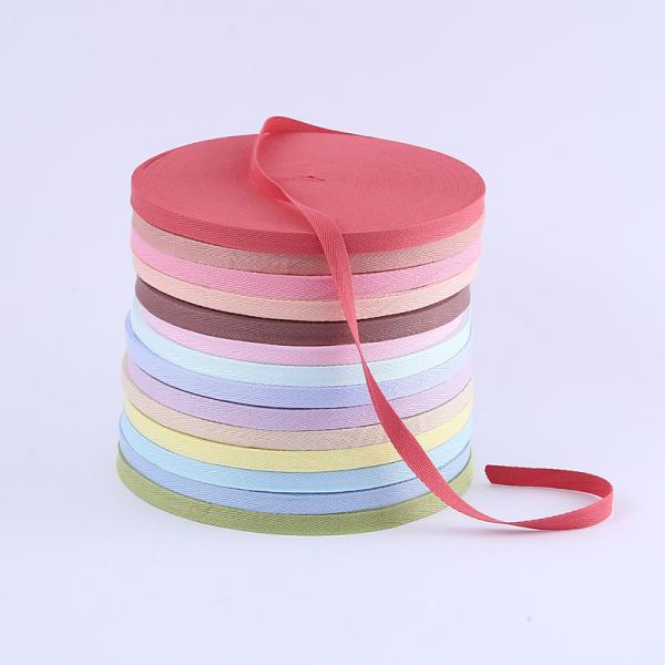 5mm-50mm*50y Herringbone Woven Cotton Ribbon (Стаканная хлопковая лента)